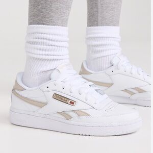 Reebok Club C Revenge shoes white & beige moonstone women’s size 10.5 NWT